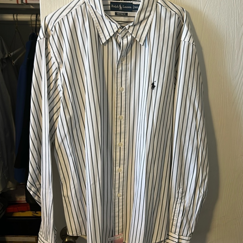 Ralph Lauren XXL classic striped shirt. EUC